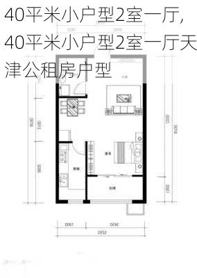 40平米小户型2室一厅,40平米小户型2室一厅天津公租房户型